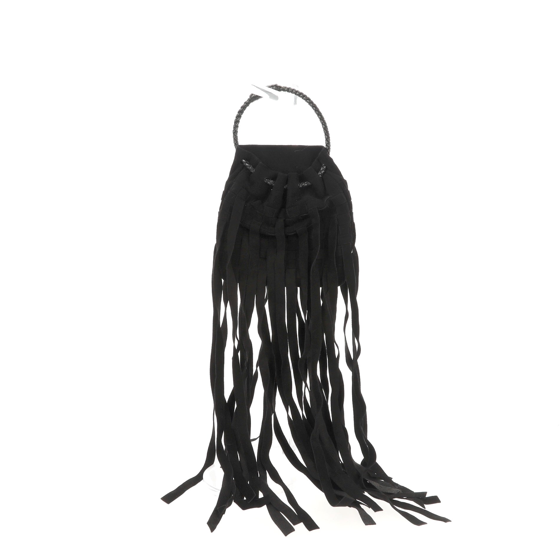Bottega Veneta Handbag In Black Suede